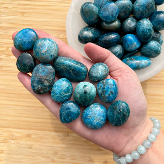 Blue Apatite Tumble