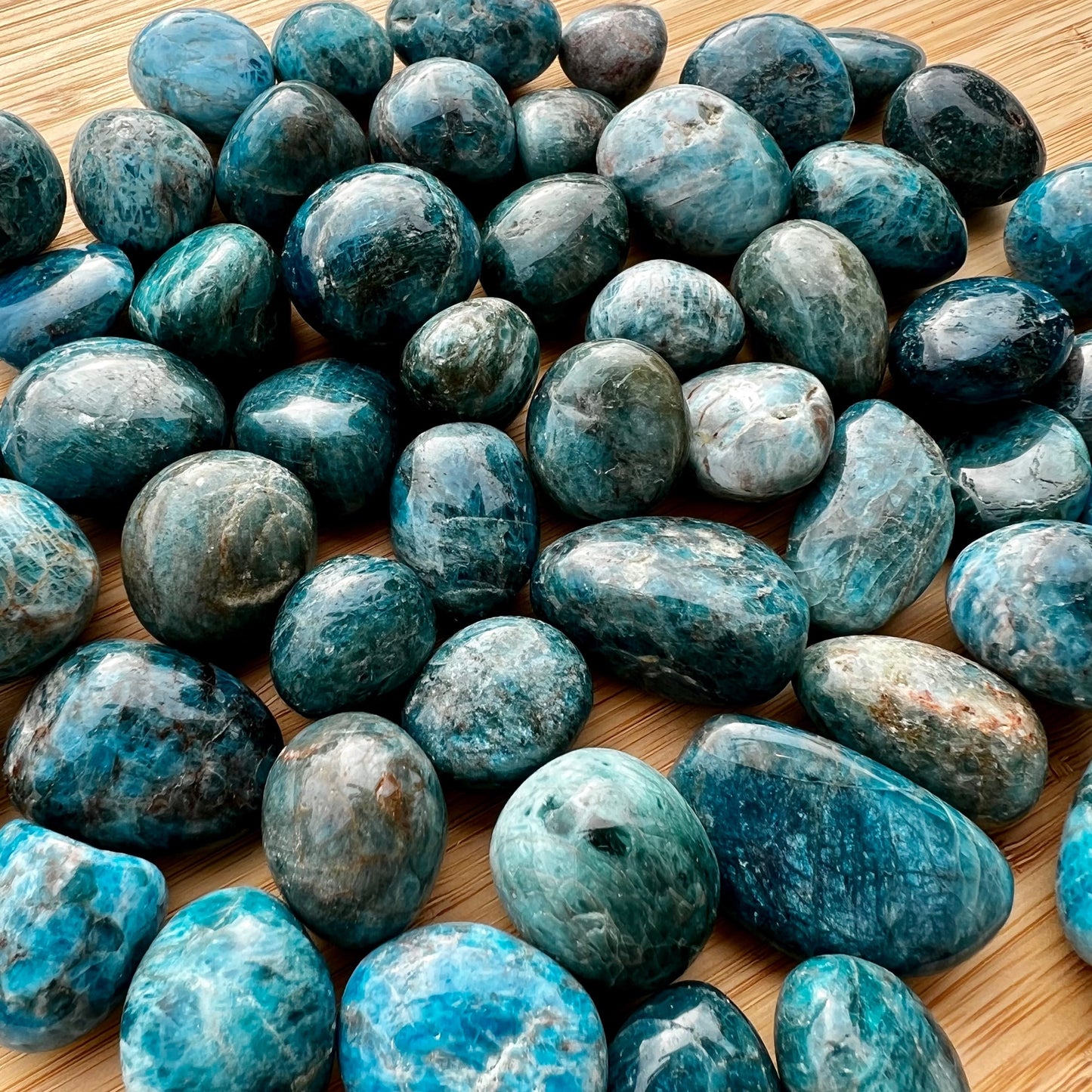 Blue Apatite Tumble