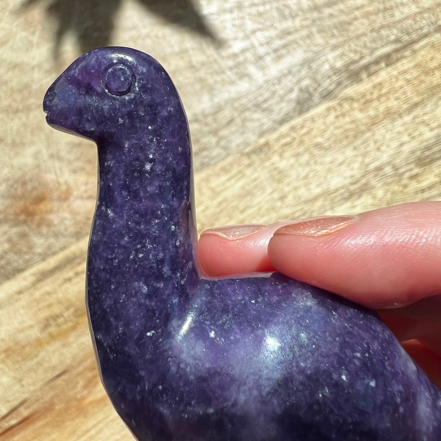 Lepidolite Dinosaur Crystal