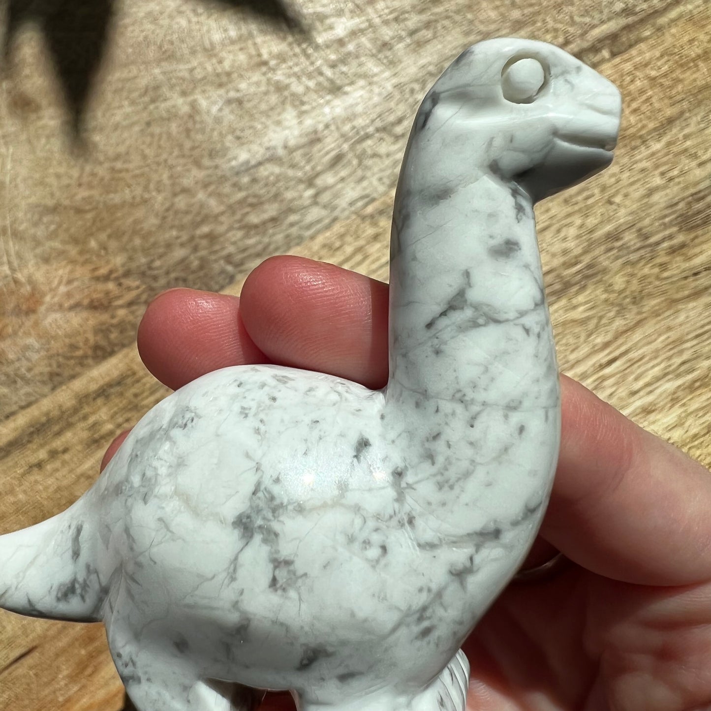 Howlite Dinosaur Crystal