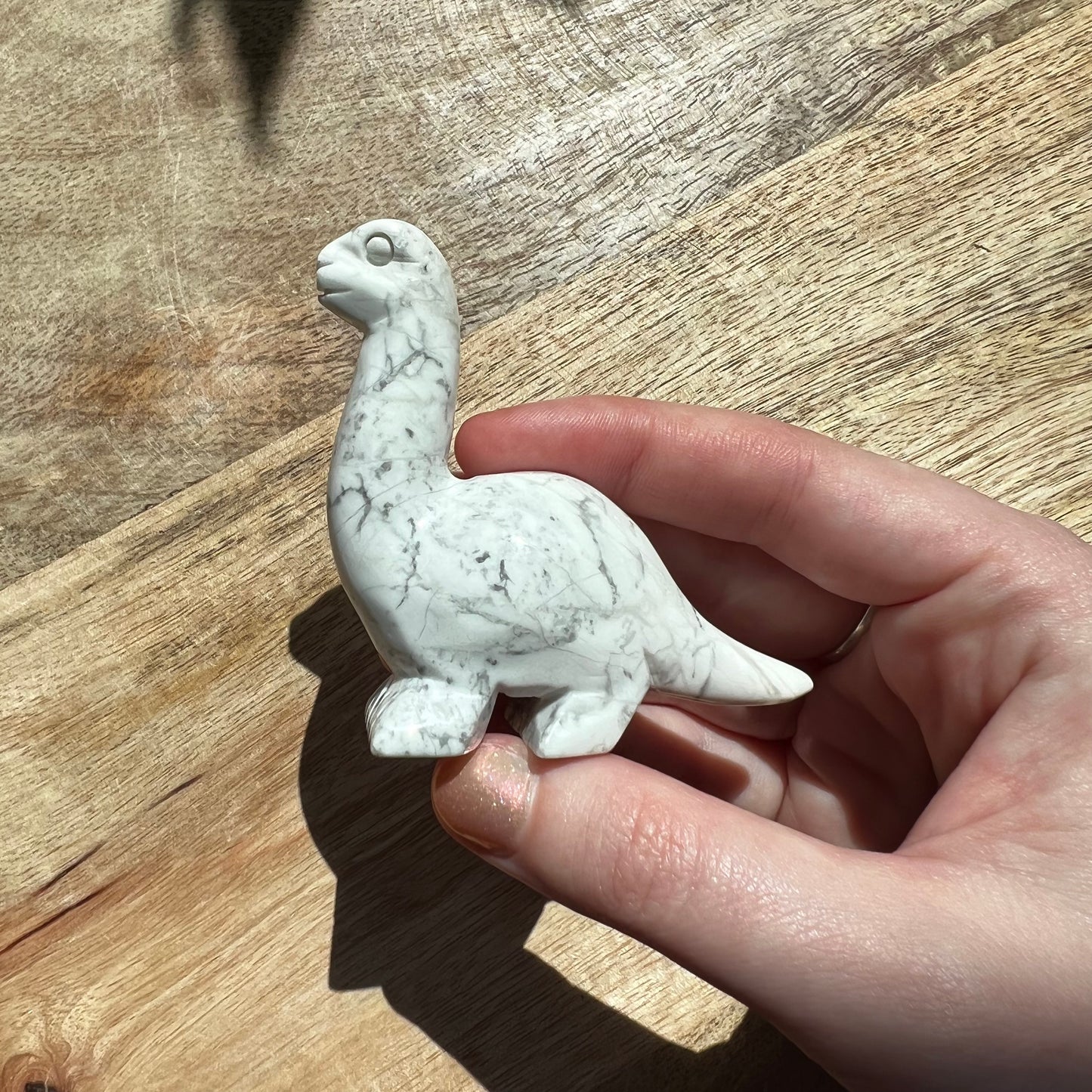 Howlite Dinosaur Crystal