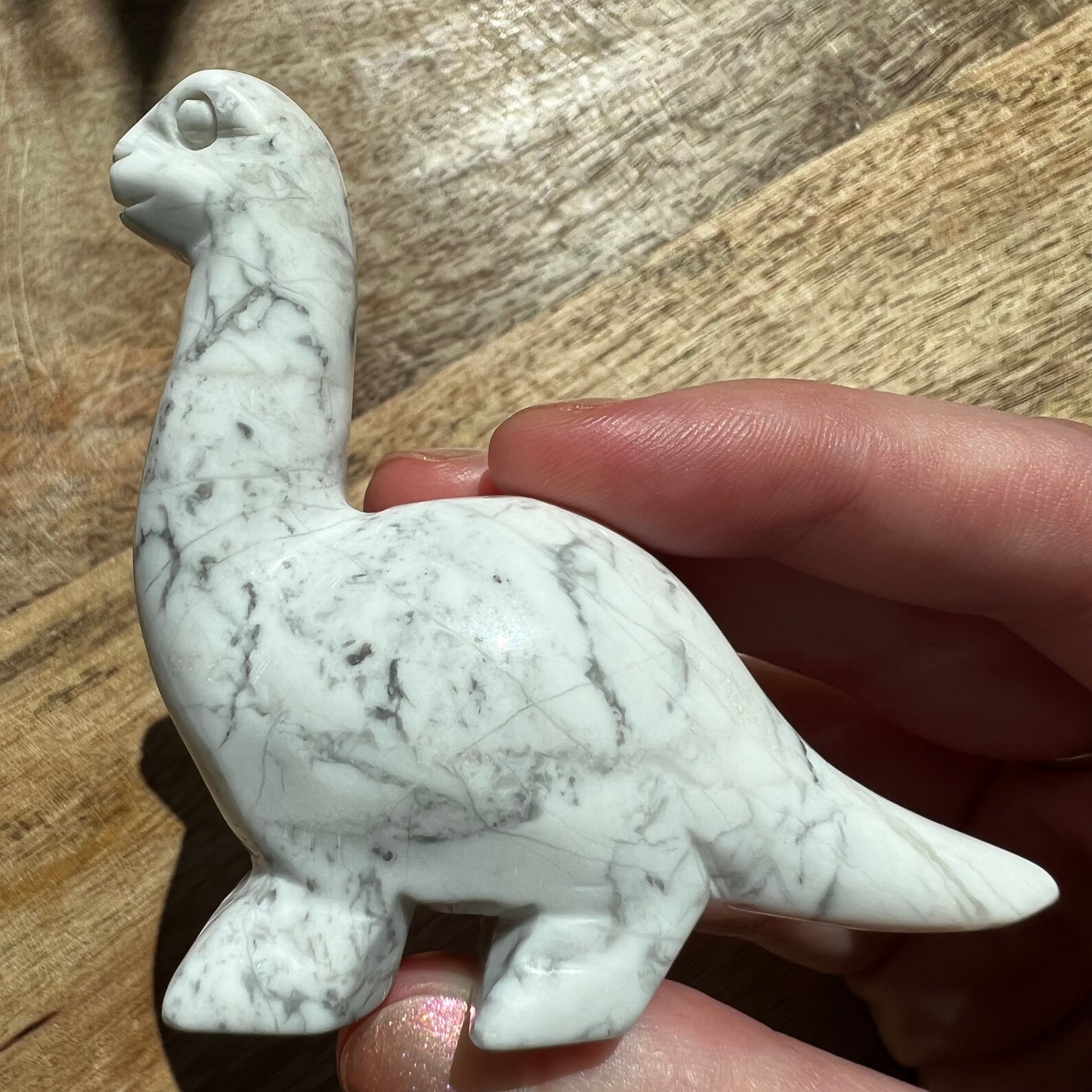 Howlite Dinosaur Crystal