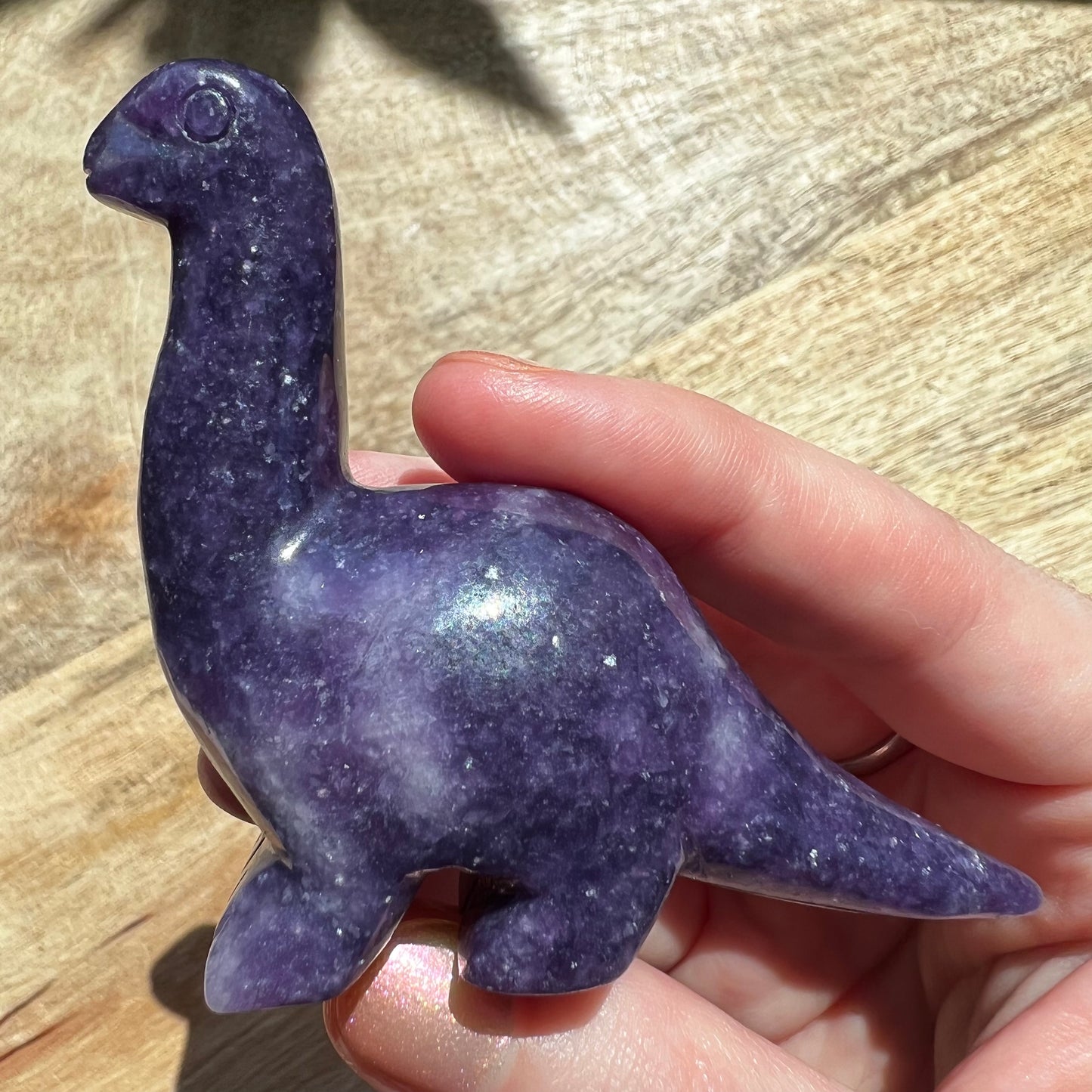 Lepidolite Dinosaur Crystal