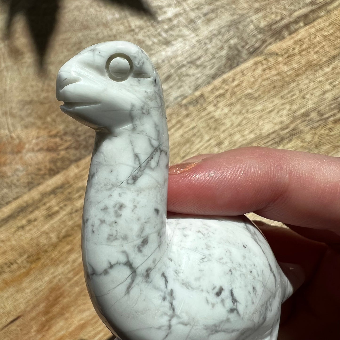 Howlite Dinosaur Crystal