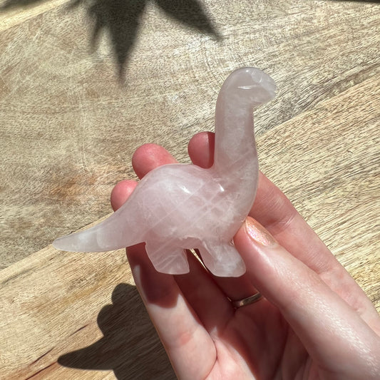 Rose Quartz Dinosaur Crystal