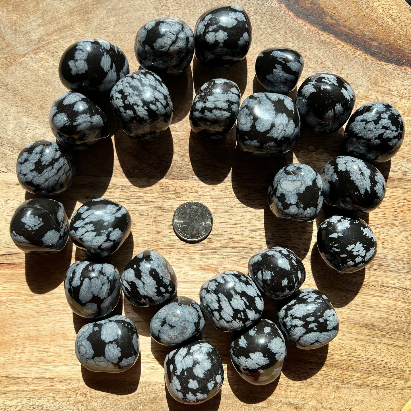 Snowflake Obsidian Tumble