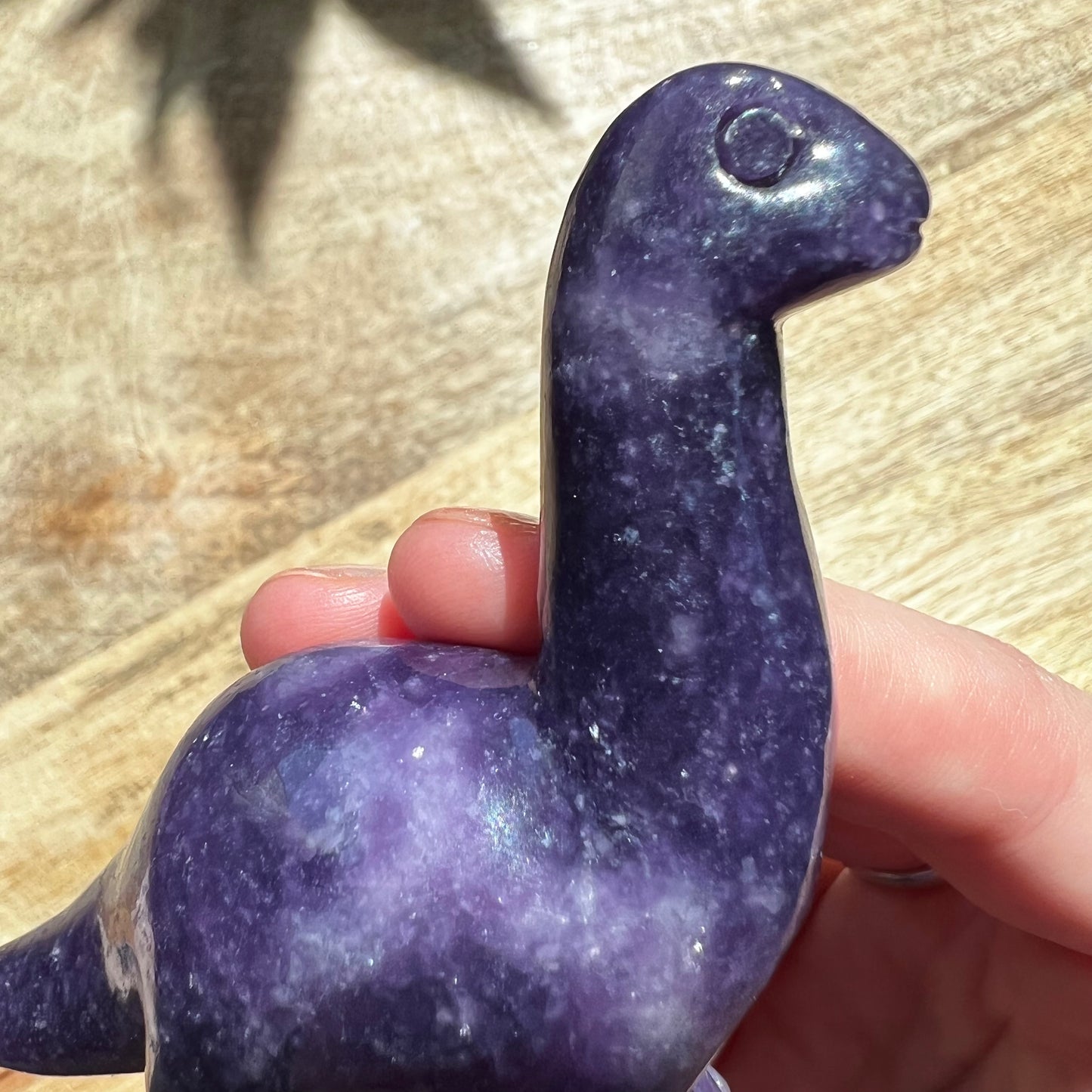 Lepidolite Dinosaur Crystal