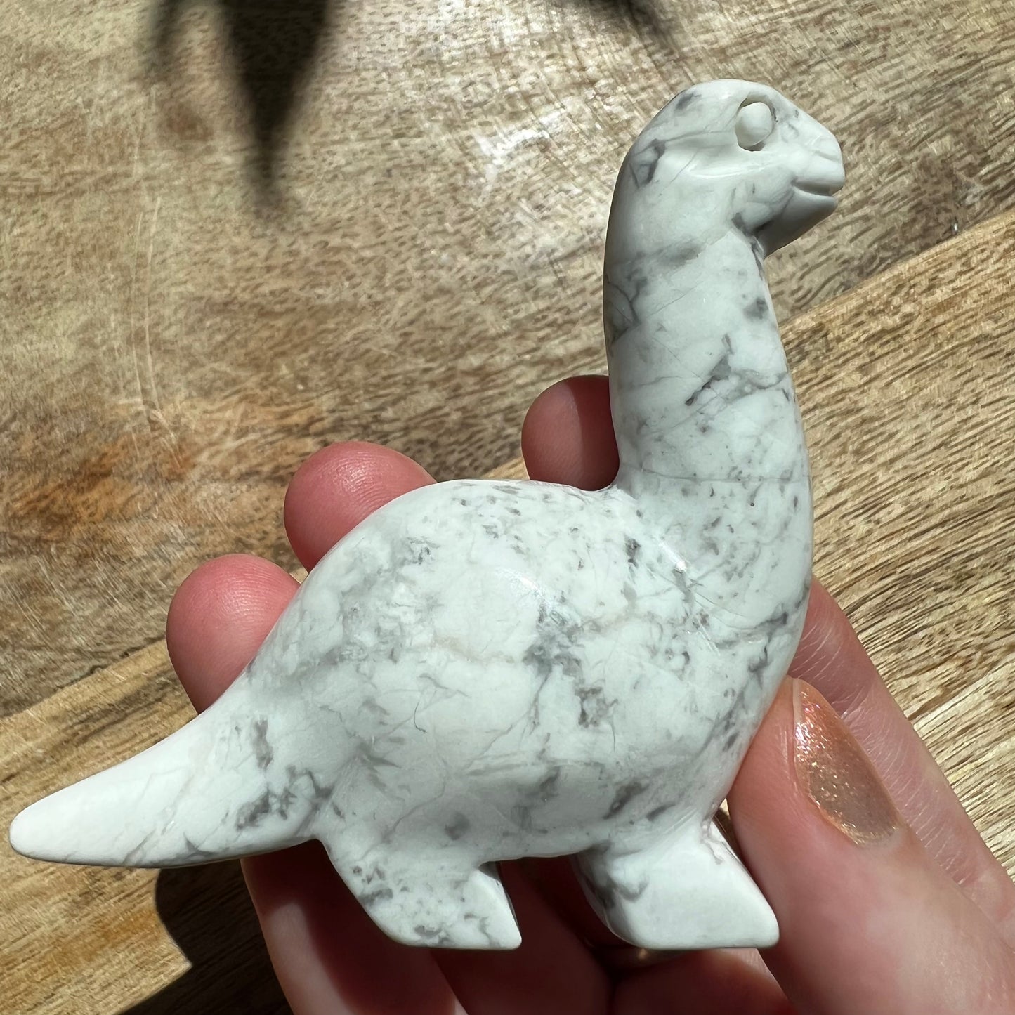 Howlite Dinosaur Crystal