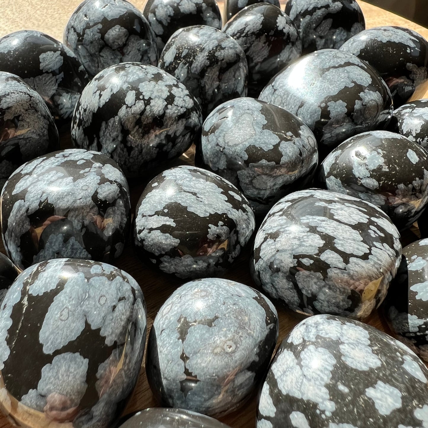 Snowflake Obsidian Tumble