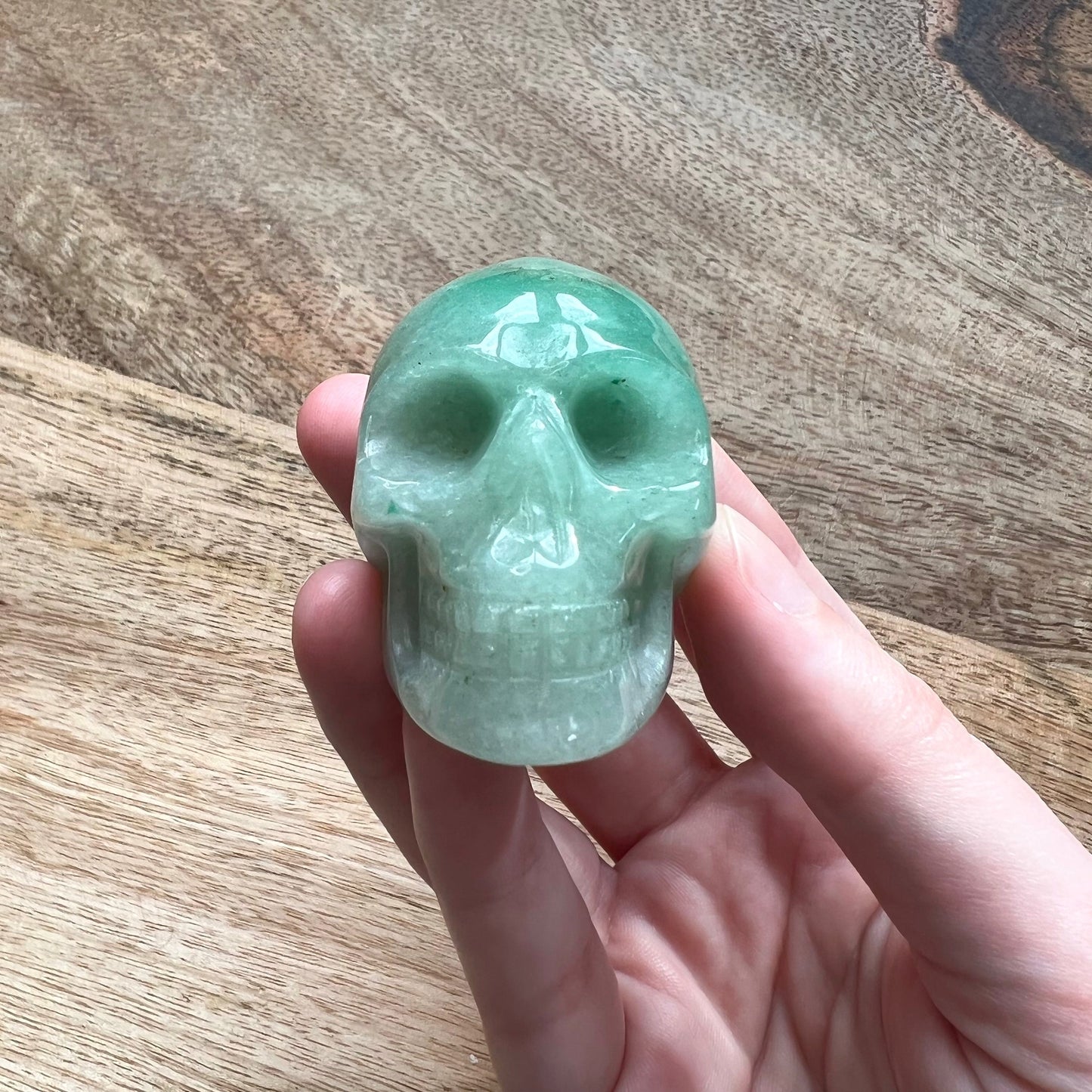 Green Aventurine Crystal Skull