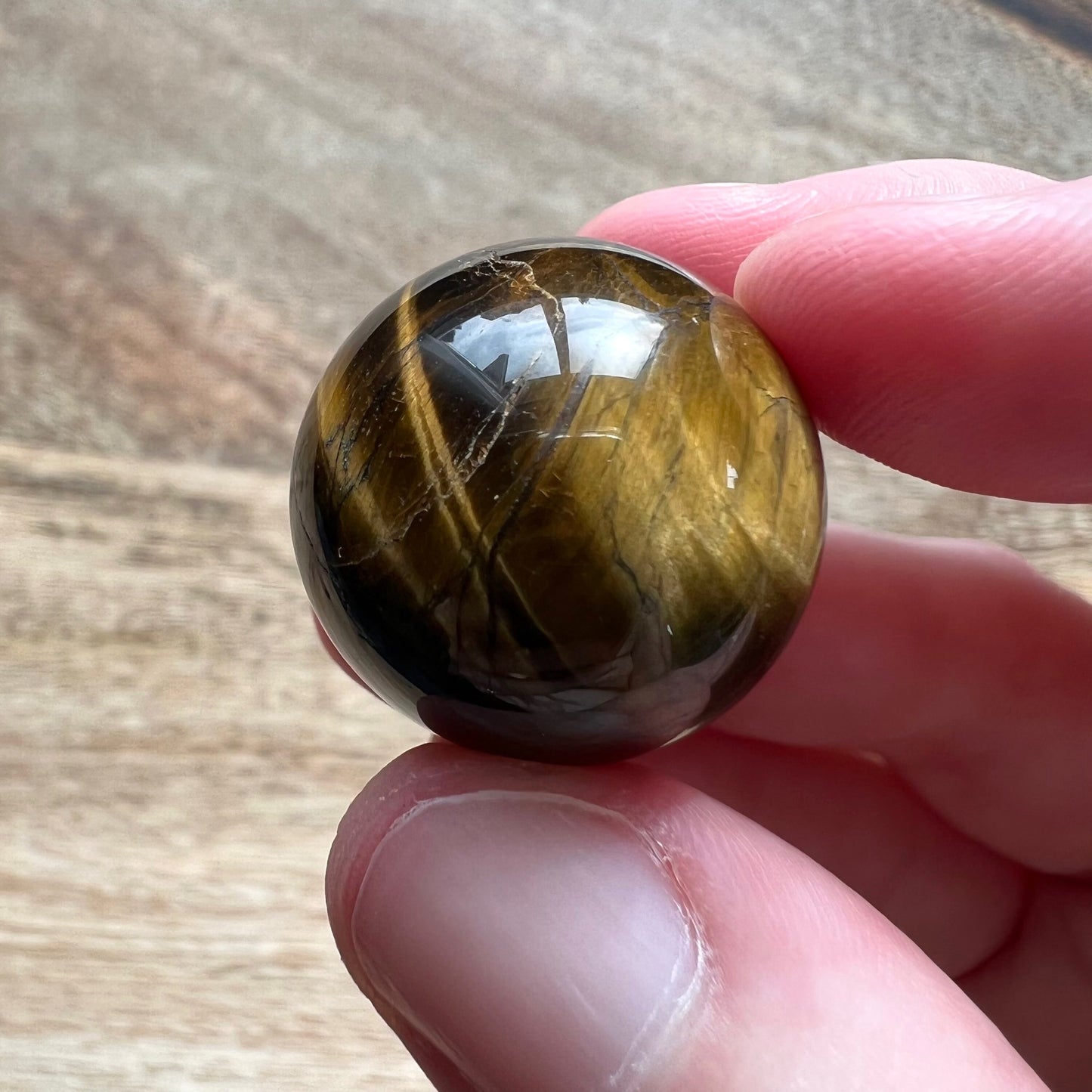 Tigers Eye Mini Sphere