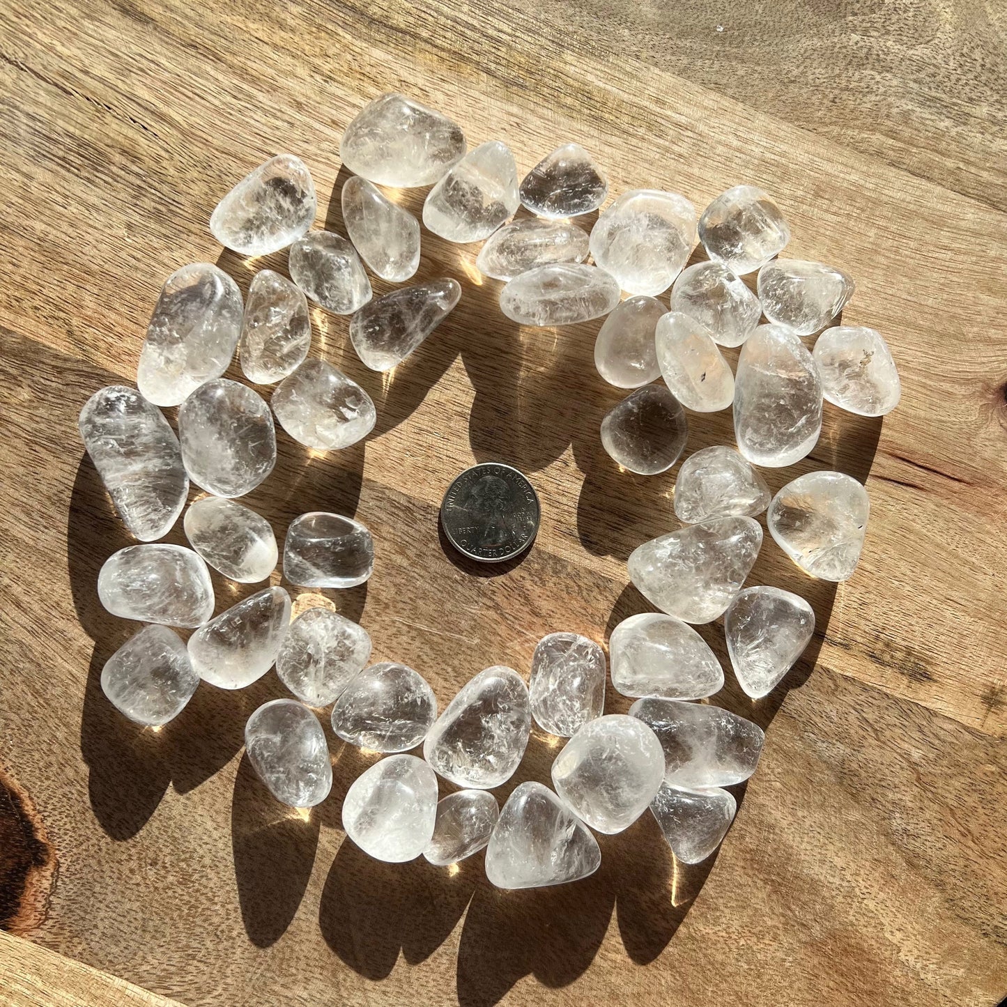 Clear Quartz Tumble