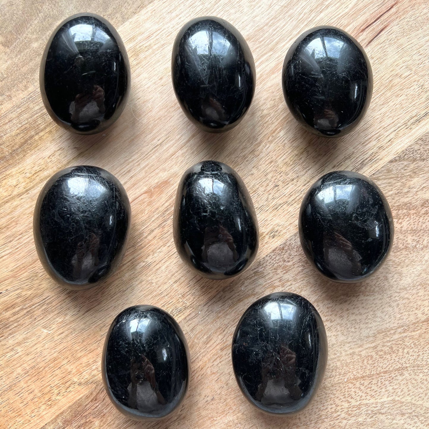 Black Tourmaline Palm Stone